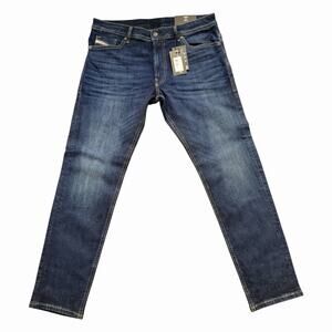 Diesel Thommer RB065 Slim Jeans Men’s 36x32 Denim Stretch $195 Measures Included